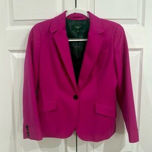 Talbots Women's Magenta Blazer